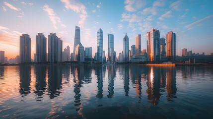 Modern Cityscape Symphony Urban Utopia Melody