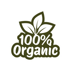 Green Organic Products Labels. Ecologic food stamps. Organic natural food labels.