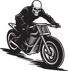 Hells Highway Cruising with the Skeleton Biker