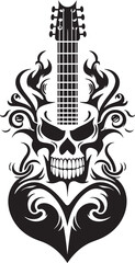 Skull Serenade Skeleton Shaped Guitar Melodies