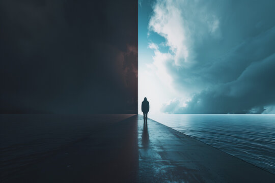 Post tenebras lux, light after darkness &ndash; Ai generative