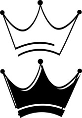 Hand drawn crowns © Chathurika