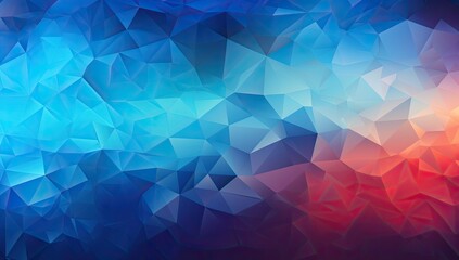 Colorful polygonal background with squares in the shape of triangles