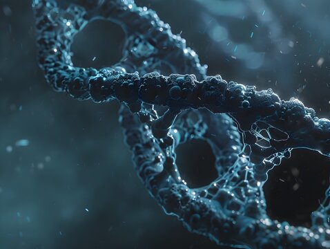 Stylized DNA Strand Animation in Unreal Engine