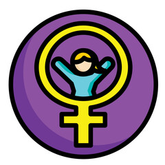 Empower Woman Icon