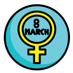 International Women Day Icon