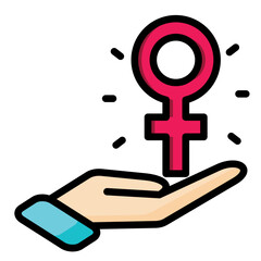 Obraz premium Women Symbol Icon