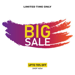 Sale banner template design . Super Sale, end of season special offer banner. vector illustration.