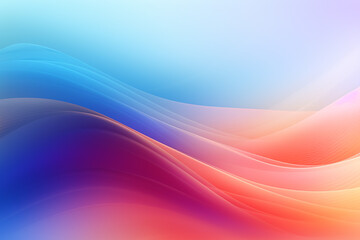 Abstract Wave Gradient on a Bright Background