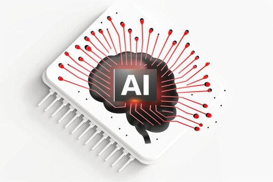 AI Brain Chip brain inspired computing framework. Artificial Intelligence software as a service mind massively parallel processing axon. Semiconductor dfb circuit board pet
