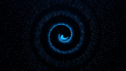 Abstract particle vortex swirl background	
