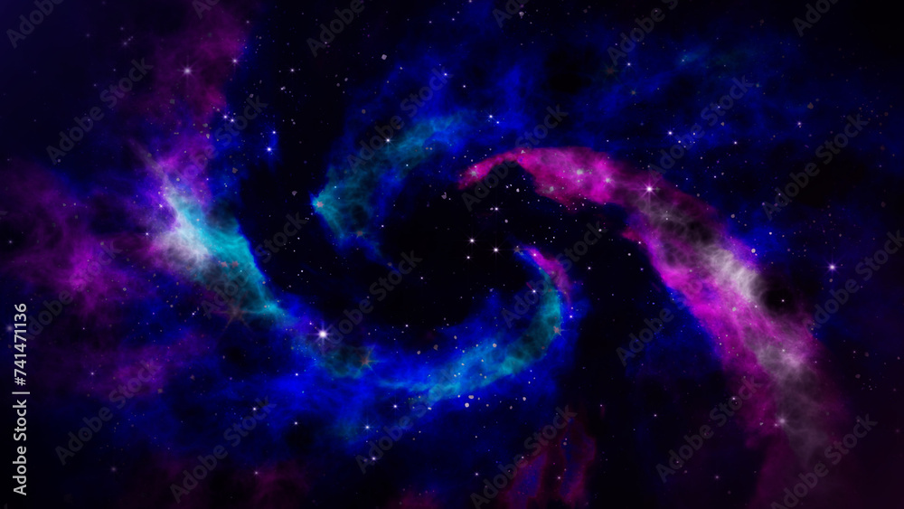 Canvas Prints galaxy space nebula background