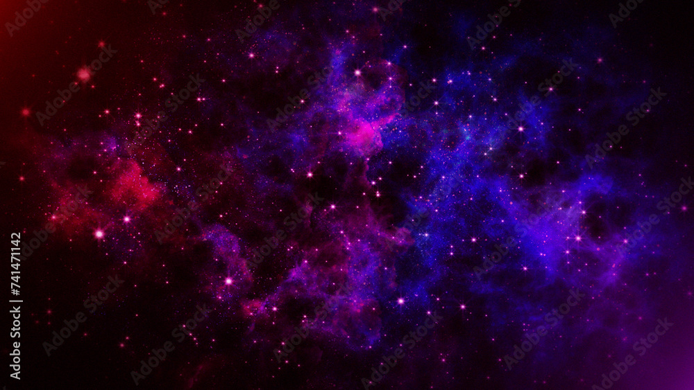 Wall mural galaxy space nebula background