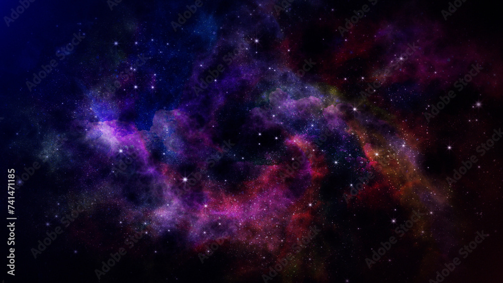 Canvas Prints galaxy space nebula background