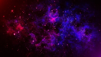 Fototapeta na wymiar Galaxy space nebula background