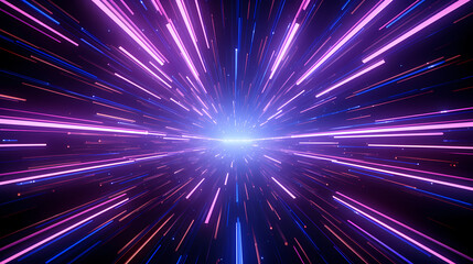 Abstract explosion background, radiant abstract vector explosion of bright colors