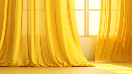 Luxurious soft silk fabric curtain abstract background