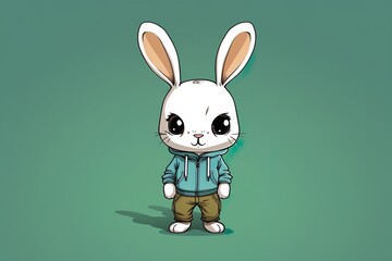 3d character portraits of animals rabbit 