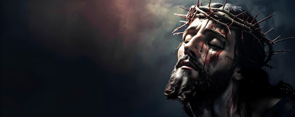 Jesus Christ, The savior of mankind.  - obrazy, fototapety, plakaty