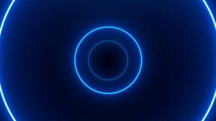 Neon colored led light path background