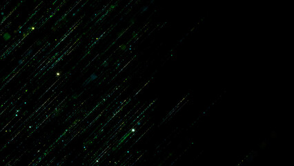 Abstract glittering line particles background