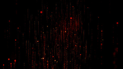 Abstract glittering line particles background