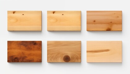 set of wooden boards