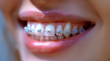The concept of orthodontic dental care.
