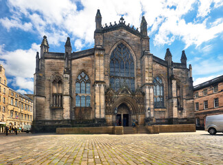 St. Giles Cathedral in Edinburgh, Scotland - UK - 741479535