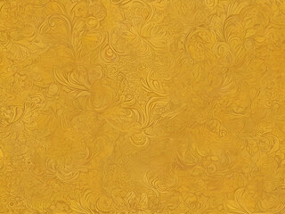 batik background with the dominant color yellow