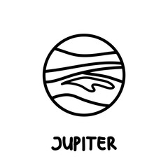 Planet Names, Space Planet Doodle
