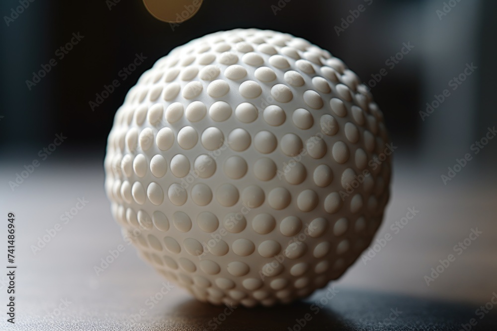 Fototapete close up of a white object on a table, suitable for various concepts