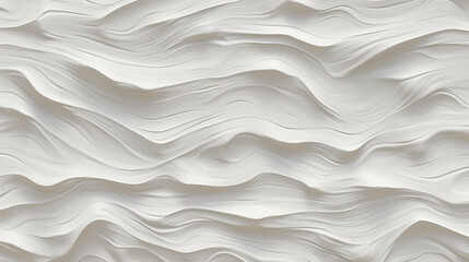 Abstract white acrylic paint texture background, elegant 3d white paint surface wallpaper