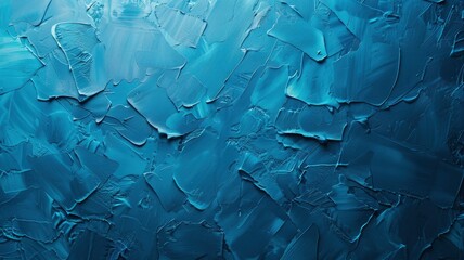 beautiful abstract blue stucco wall background in cool atmosphere. Pantone of the year color concept background with space for text - generative ai