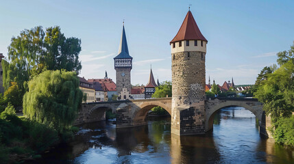 Chandler Bridge with Aegidien Tower.