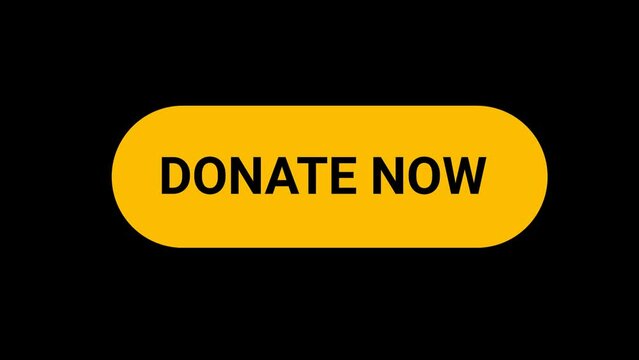 Donate now button with Transparent background 