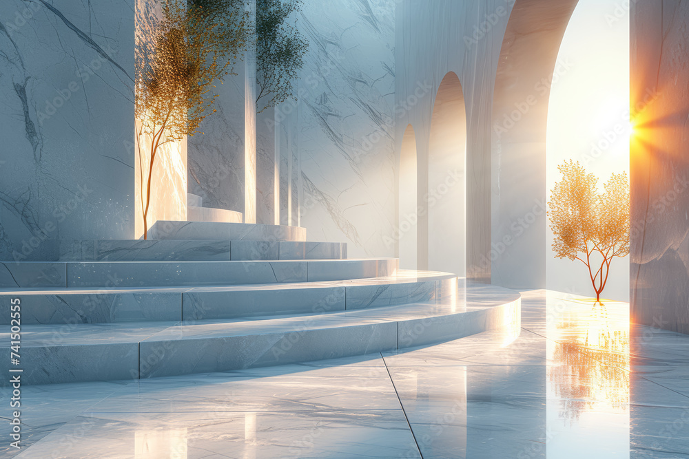 Poster a composition where form follows function, showcasing how the purpose of each element guides the ove