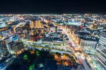 川崎の都市夜景【神奈川県・川崎市】　
Night view of Kawasaki City - Kanagawa, Japan