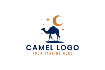 camel logo vector icon illustration