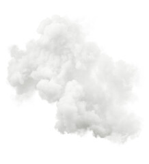 Image of Stratosphere cottony soft clouds clipartc transparent backgrounds 3d rendering png printed on Printed Glass Basin Splashbacks