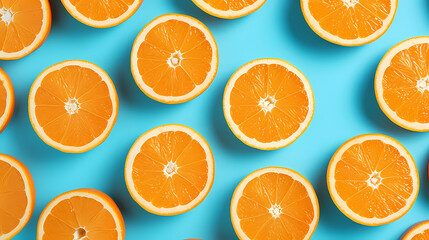 Ripe oranges, orange fruit illustration