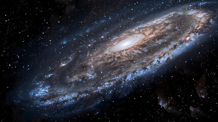 A galaxy in interstellar space