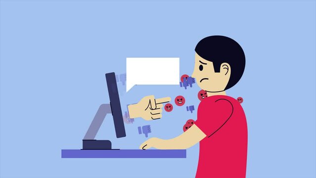 Teenage Boy Got Cyber Bully While Playing on His Computer