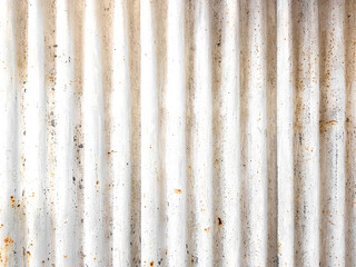 Corrugated rusty plate steel texture surface background.