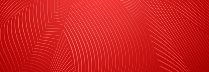 Abstract background in red tones made of striped surfaces