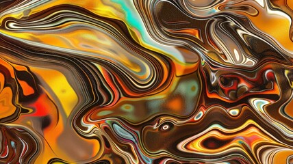 Abstract Swirling Patterns with Vivid Colors for Backgrounds and Designs