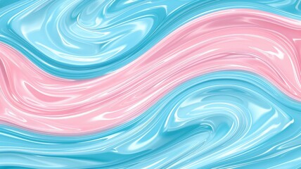 Fototapeta premium Abstract Pastel Blue and Pink Marbled Texture for Creative Backgrounds