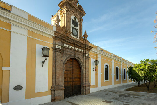 Antigua f&aacute;brica de artiller&iacute;a de Santa B&aacute;rbara en Sevilla, Andaluc&iacute;a, Espa&ntilde;a