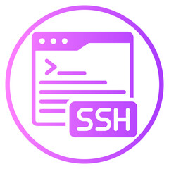 ssh gradient icon