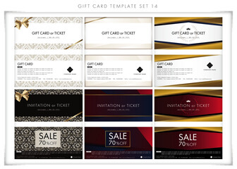 ギフトカードセット１４　gift card　金券　優待券　割引券